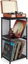 Record Stand Vinyl Vintage Turntable Album Storage Player Table Holder Furniture - £61.95 GBP