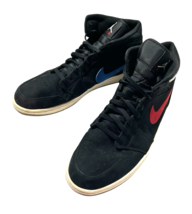 Air Jordan 1 Mid &#39;Multicolor Swoosh Black&#39; Men&#39;s Size 15 (554724 065) Ba... - $52.25
