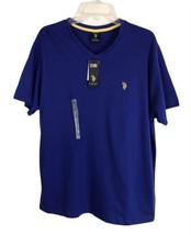 US Polo Assn Mens Shirt Size L Large Blue Short Sleeve Casual Tee Shirt NEW - £21.21 GBP