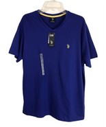 US Polo Assn Mens Shirt Size L Large Blue Short Sleeve Casual Tee Shirt NEW - £21.63 GBP