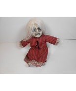 Spirit Halloween Decrepit Haunted Doll Talking Scary Prop 15&quot; Seasonal V... - £21.39 GBP