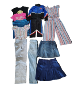 Lot of 12 Girls Mixed Lot Tops Skirts Jeans 2 Pc Outfits Size 10/12 M/L ... - $364.15 MXN