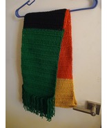 Ultimate Rasta Scarf, 82 inches long, 8 1/2 inches wide, 5 1/2 inch frin... - £19.72 GBP