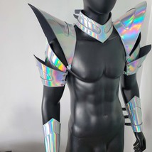 Burning Man Holographic Laser Silver Armor,Rave Festival Costumes Armor ... - $100.00+