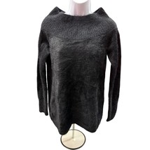 Loft  women  size S longsleeve black off-shoulder Sweater - $13.09