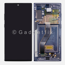 For Samsung Galaxy Note 10 Plus Blue Oled Display Touch Screen Frame Replacement - £119.09 GBP
