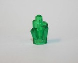Minifigure Custom Toy Clear Crystal Emerald Green Kryptonite Piece - $0.70