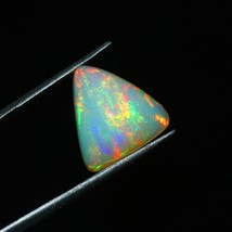 Natural Ethiopia Fire Opal Trillion shape Loose Gemstone  For Jewelry Ma... - $900.96 MXN