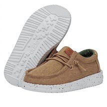 Hey Dude wally youth washed canvas shoes in Walnut - $40.00