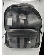 Coach Men&#39;s QB/Black Mixed Buffalo-Embossed Leather Campus Backpack - €386,88 EUR