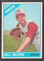 Cincinnati Reds Bill McCool 1966 Topps Baseball Card 459 vg/ex - £3.36 GBP