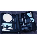 Travel Toiletries Kit - Genuine Leather Case - BRAND NEW NEVER USED - NI... - £23.34 GBP