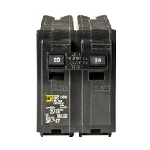 Square D HOM220CP Homeline 20 Amp 2-Pole Circuit Breaker - $663.59 MXN