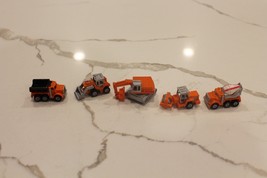 Micro Machines constuction vehicles lot dump truck digger bullozer truck... - $49.99