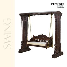 Furniture BoutiQ Hand-carved Wooden Swing | Indian Jhula - £5,133.93 GBP