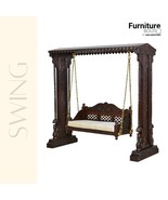 Furniture BoutiQ Hand-carved Wooden Swing | Indian Jhula - £5,178.11 GBP
