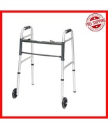 5-Inch Wheel Lightweight Adult Walker - Easy-Fold, 300lbs Capacity for S... - $88.14 CAD