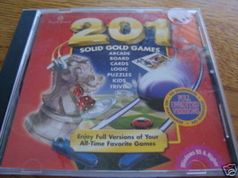201 solid Gold Games PC arcade board card logic kids - $38.96 MXN