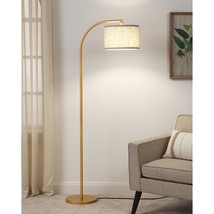Gold Arched Floor Lamps For Living Room, Boho Standing Arc Lamp With Adjustable  - £75.54 GBP