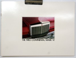1980	Continental Mark VI Advertising	 Dealer Sales Brochure 4596 - $7.43