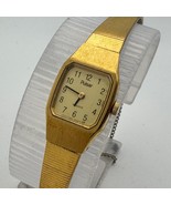 VTG Pulsar Quartz Watch Y580-5389 Women Gold Tone Barrel Analog~For Part... - $17.09