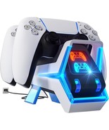 Controller Charger Station Compatible With PS5 with Fast Charge AC Adapt... - £12.22 GBP