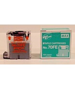 Max NO70FE Staple Cartridge for EH-70F Flat-Clinch Electric Stapler 5,00... - €10,19 EUR Max NO70FE Staple Cartridge for EH-70F Flat-Clinch Electric Stapler 5,00... - €10,19 EUR