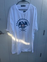 Polo Ralph Lauren Big &amp; Tall WHITE EAGLE Graphic T-Shirt XLT NWT - $37.00