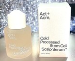 Act + Acre Cold Pressed Mini Stem Cell Scalp Serum 1oz New In Box MSRP $86 - £34.78 GBP