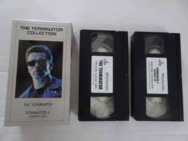 The Terminator Collection - VHS Tape 2-Tape Set - Starring Arnold Schwarzenegger - £7.86 GBP