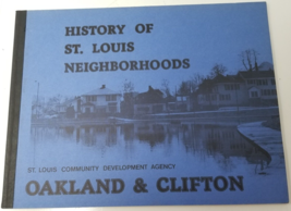 Oakland Clifton History of St. Louis Neighborhoods Wayman 1978 Photos Map - £22.19 GBP