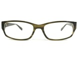 Oliver Peoples Eyeglasses Frames BOON OT Brown Green Horn Rectangular 55... - £74.85 GBP