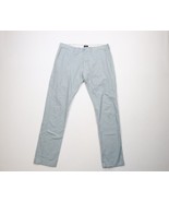 J Crew Mens 32x31 Faded The Driggs Skinny Leg Chino Pants Trousers Teal ... - $44.50