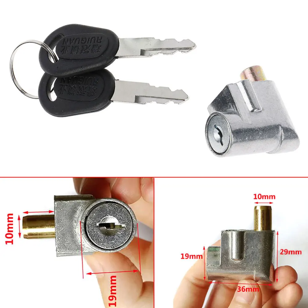 Ignition Lock Battery Safety Pack Box Lock + 2 key For Motorcycle Electric Bike  - $79.59