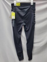 All In Motion Women's Medium Brush Sculpt Corded High Rise Leggings Black  image 3