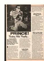 Prince teen magazine pinup clipping 1980&#39;s rocking with royalty Teen Beat - £1.17 GBP