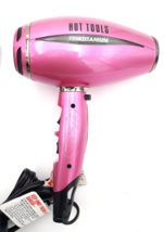 Hot Tools Pink Titanium Ionic Salon Pro Hair Blow Dryer HPK02  With Accessories - £55.87 GBP