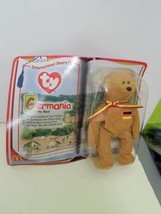 TY Teenie Beanie Babies &quot;GERMANIA&quot; International Bears II Vintage Y2k - £10.97 GBP