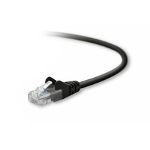 Belkin Cable,Cat5E,Utp,Rj45M/M,2',Blk,Patch,Snagless - $12.99
