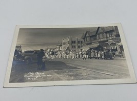 RPPC Vintage Postcard Anchorage Alaska City Band Parade P123 1940s - $23.95