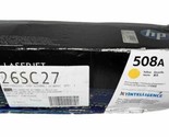 SEALED BOX GENUINE HP 508A CF362A Yellow Toner Cartridge for LASERJET M5... - $132.99