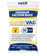 Type Y Vacuum Cleaner Bags 10 pack Allergen Filtration Pet Dander Hoover... - $11.29