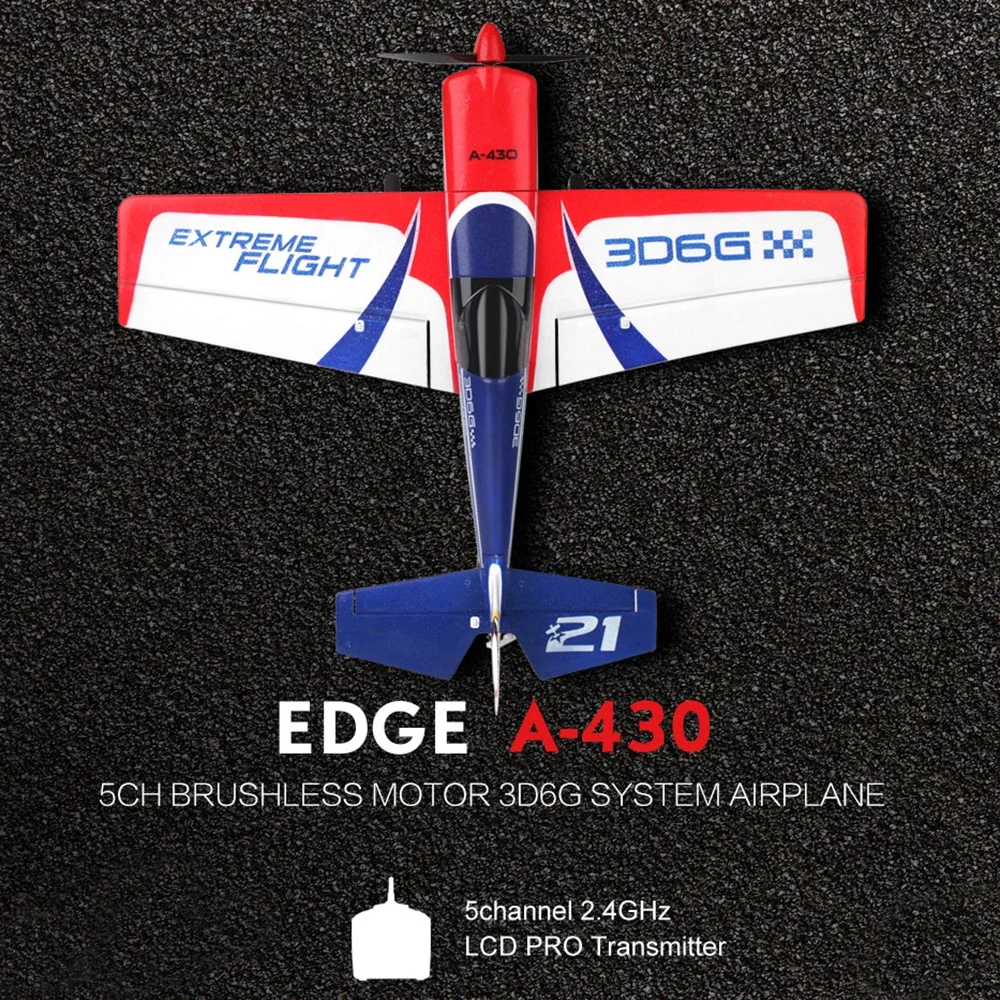 WLtoys XK A430 RC Airplane 430mm Wingspan Plane 5CH Brushless Motor Helicopter - £201.65 GBP