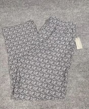 Michael Kors Mens XL MK Logo Knit Pajama Loungewear Pants Alloy NWT - $26.71