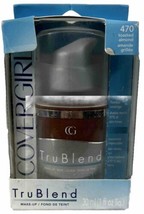 Covergirl Trublend Liquid Makeup 30 ml/ 1 fl oz Toasted Almond # 470 NIB - £9.26 GBP