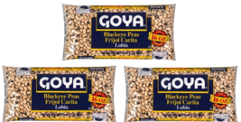 Goya Black Eyed Peas Frijol Carita Lobia  Three - 1 Pound Bags - $347.95 MXN