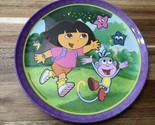 Dora the Explorer Child’s food plate Nickelodeon vtg ZAK MELAMINE PLASTI... - £12.21 GBP