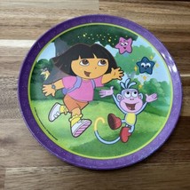 Dora the Explorer Child’s food plate Nickelodeon vtg ZAK MELAMINE PLASTIC 2005 - £12.13 GBP