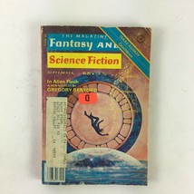 September Fantasy &amp; Science Fiction Magazine In Alien Flesh Gregory Benford - £8.64 GBP