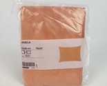 Ikea SANELA Pillow Cushion Cover 16x23&quot; Orange Brown Velvet Cotton New  - $17.22